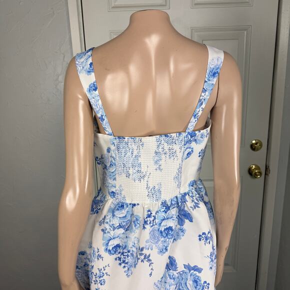 Sachin Babi Women's Blaine Dress 6 Floral Polyester Summer Party square neck Vv5 - Picture 6 of 8